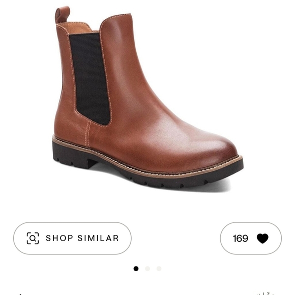 Aetrex Tan Ankle Booties - Picture 3 of 3